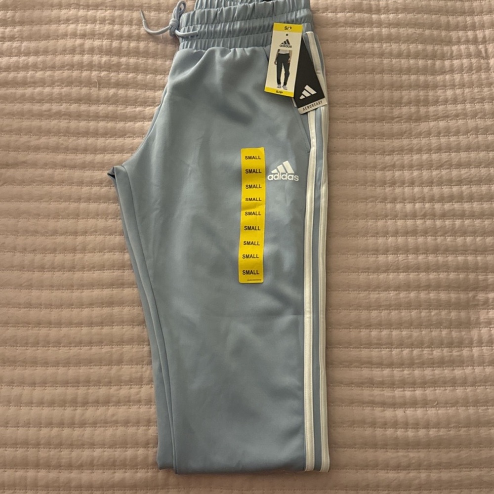 Adidas light blue Pants